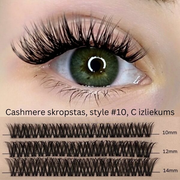 Cashmere skropstas, style #9, C izliekums